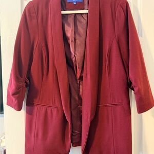 Apt. 9 Deep Red Women's Blazer